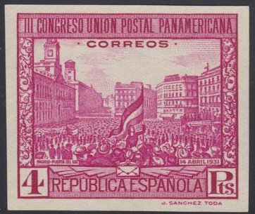 1931 Spain 4P Congreso Postal